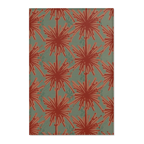 Flower Power Area Rug – Coral