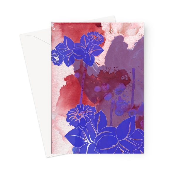 Abstract Florarl no.9 Greeting Card