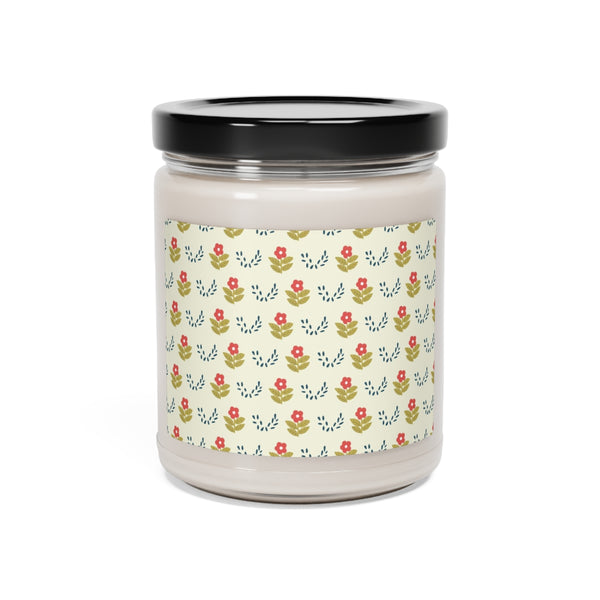 Scented Soy Candle - Folk Art Florals