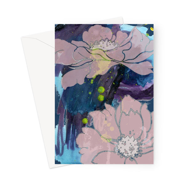 Abstract Floral no.1 Greeting Card