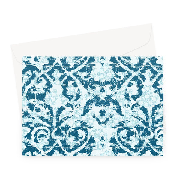 Damask and Receive Greeting Card