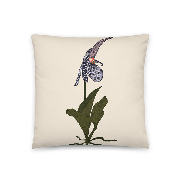 Orchid no.2 Throw Pillow