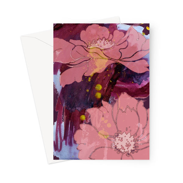 Abstract Floral no.2 Greeting Card
