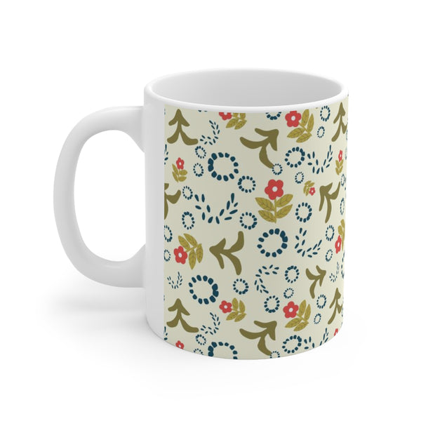 Folk Art Motifs Coffee Mug