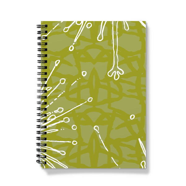 Flower Power – Chartreuse Notebook