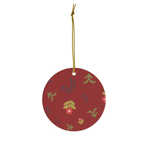 Folk Art Holiday Ornament