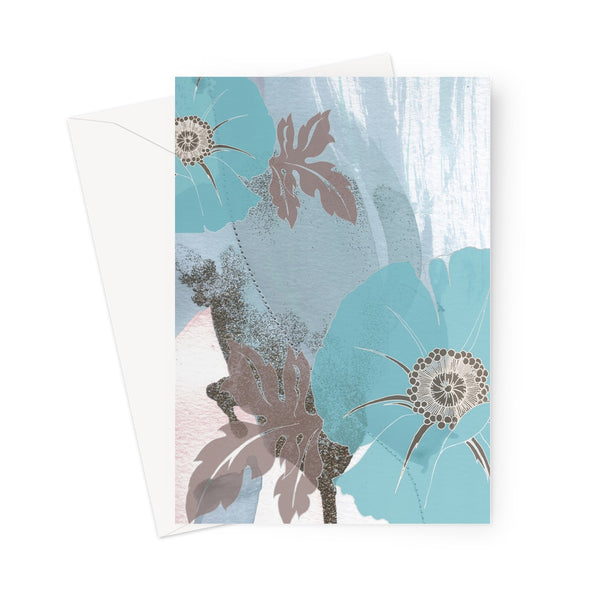 Abstract Floral no.5 Greeting Card