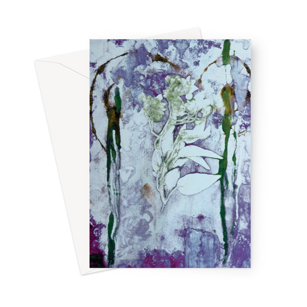 Ghost Flower no.2 Greeting Card