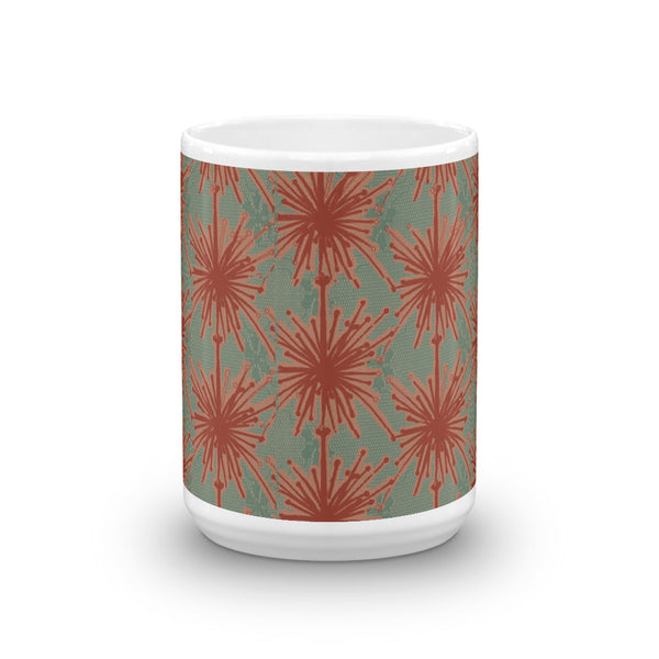 Flower Power Coffee Mug – Coral