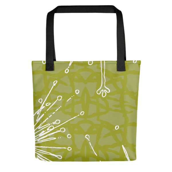 Flower Power Tote Bag – Chartreuse